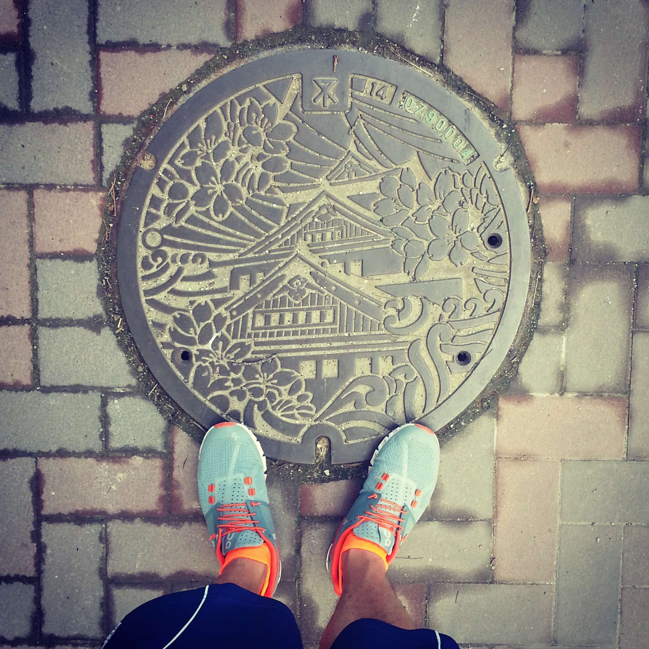 Osaka Castle Manhole Cover