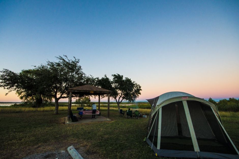 Our Campsite, Choke Canyon State Park, 2014