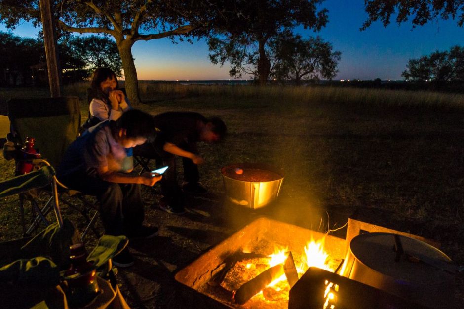 Around the Campfire, Choke Canyon State Park, 2014