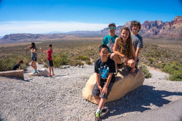 At Red Rock Canyon