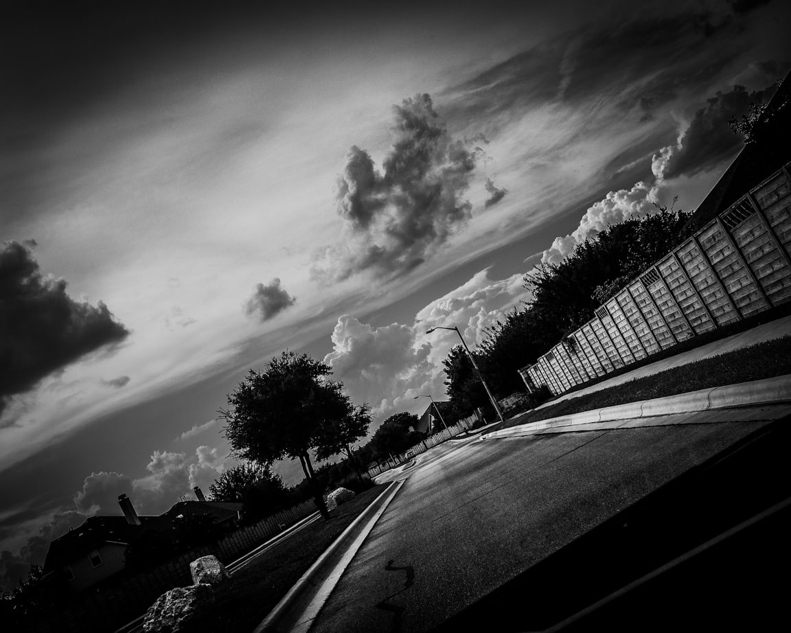 "Monochrome Clouds" Cedar Park, 2016