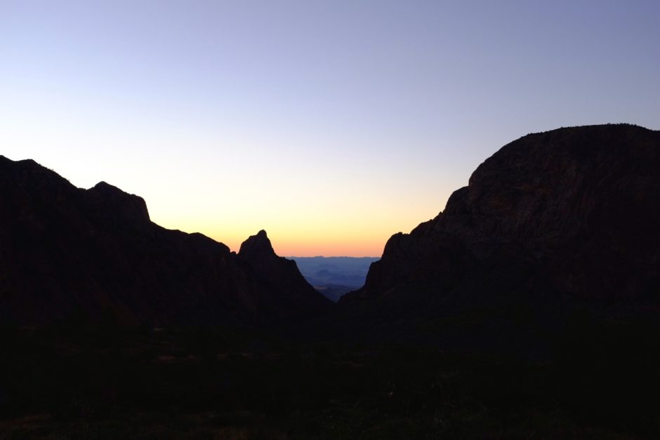 "Sunset at Window View" Big Bend, 2016