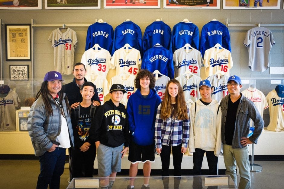 "Visiting the Dodgers Museum" Los Angeles, 2016