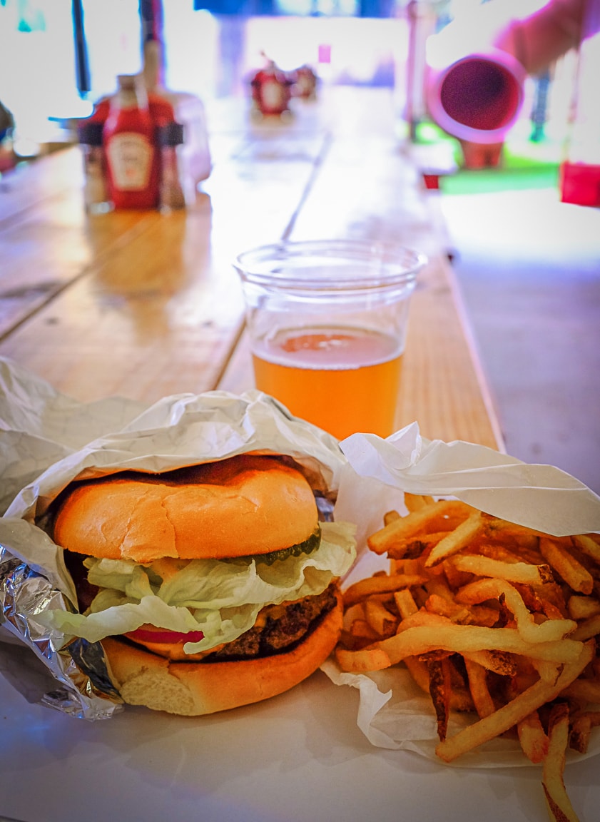 "Burger, Fries, and Beer" Austin, 2018