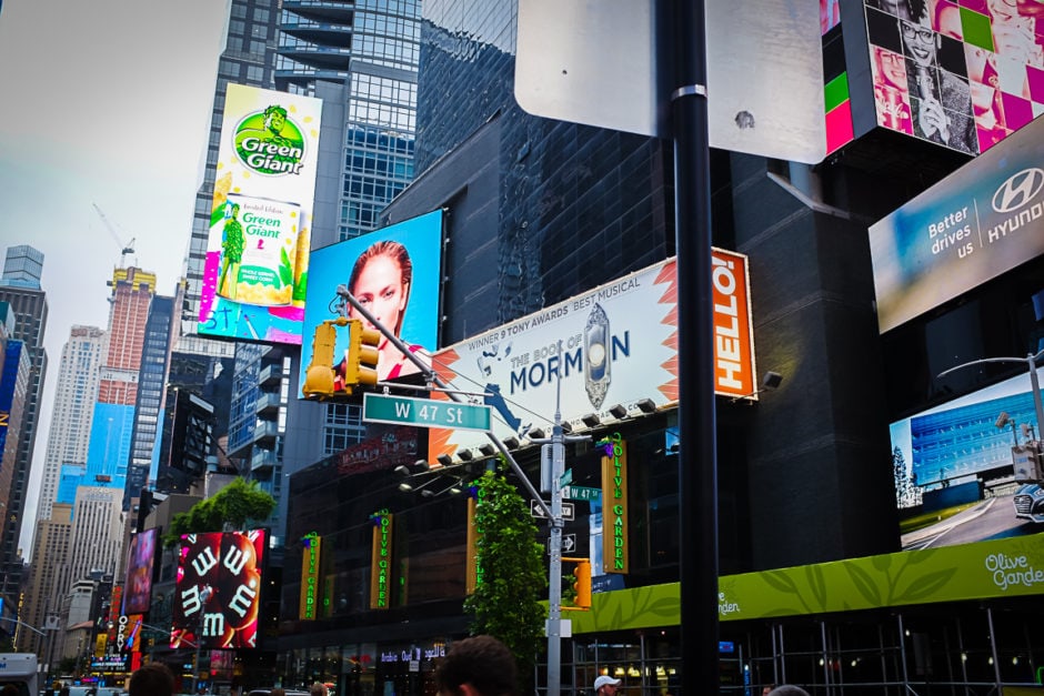 "Signage" Times Square, New York City, 2018