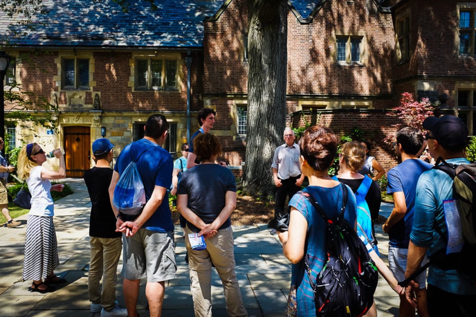 "Campus Tour" Yale, New Haven, 2018