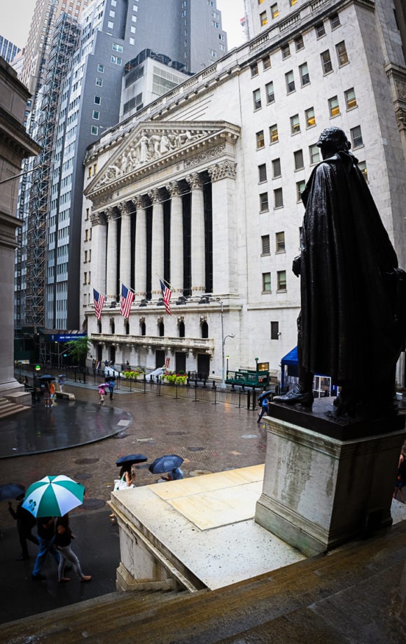 "George Washington and NYSE" New York City, 2018