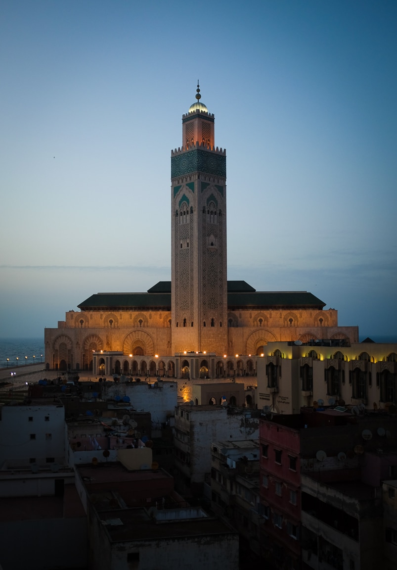 "Mosque at Dusk" Casablanca, 2017